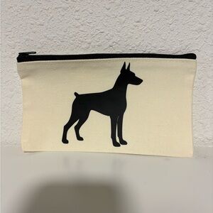 New Custom Doberman Pinscher Breed Dog Cosmetic Pouch
